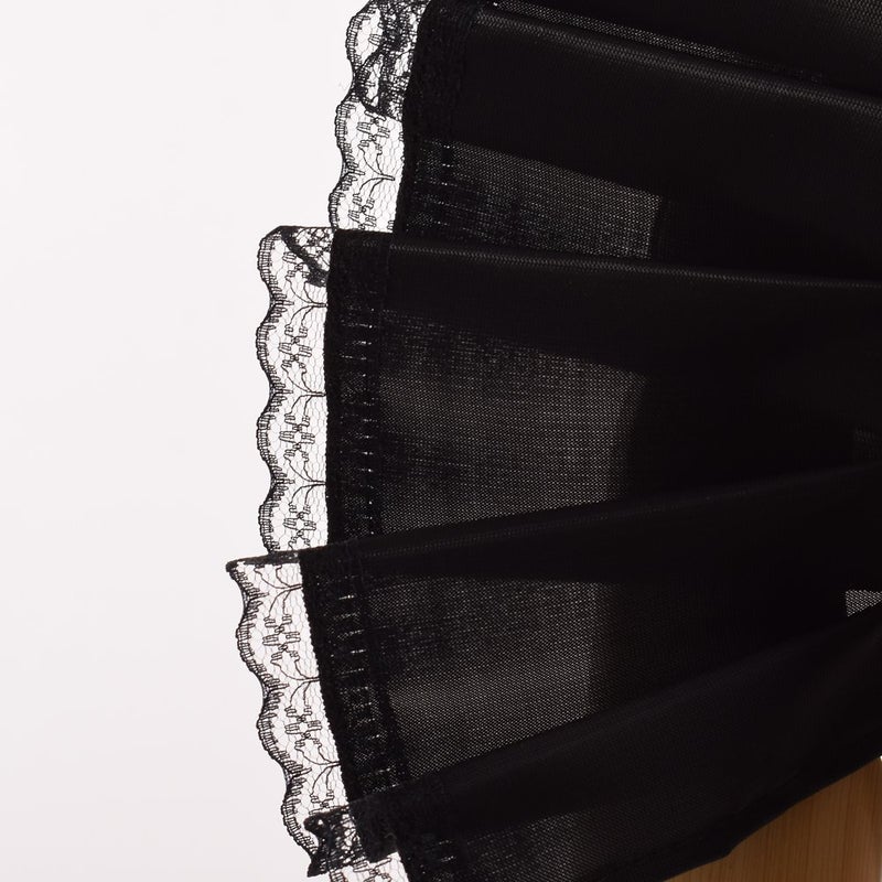 GRACEART Victorian Ruffled Bolero Collar (Style-1 Black) - Image 5